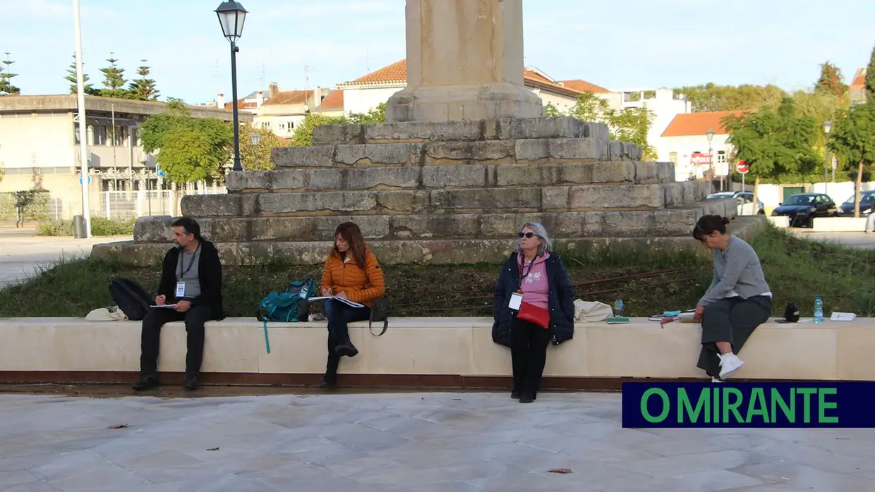 Mais de 140 artistas desenharam Tomar no Encontro Ibérico de Urban Sketchers