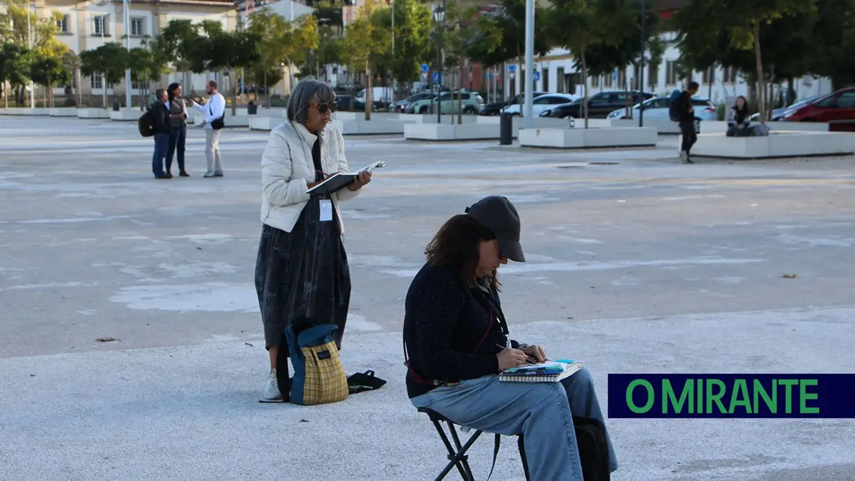Mais de 140 artistas desenharam Tomar no Encontro Ibérico de Urban Sketchers