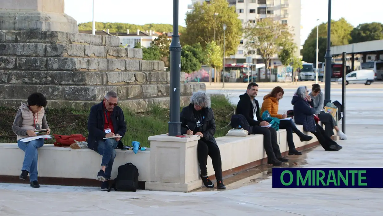 Mais de 140 artistas desenharam Tomar no Encontro Ibérico de Urban Sketchers