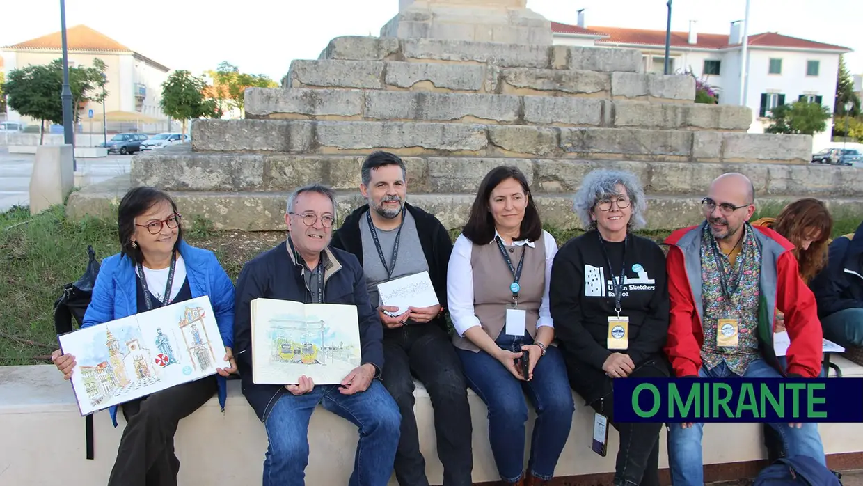 Mais de 140 artistas desenharam Tomar no Encontro Ibérico de Urban Sketchers