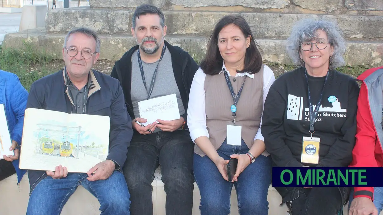 Mais de 140 artistas desenharam Tomar no Encontro Ibérico de Urban Sketchers
