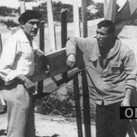 Alves Redol com José Cardoso Pires. foto arquivo pessoal de José Cardoso Pires