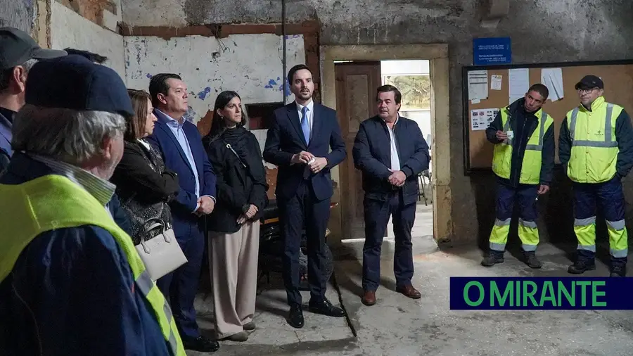 Executivo municipal de Tomar visitou serviços da autarquia. Foto Município de Tomar 