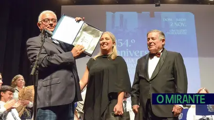 Carlos Guilherme e Mafalda Taborda juntaram-se à Filarmónica Benaventense nos 154 anos da colectividade 