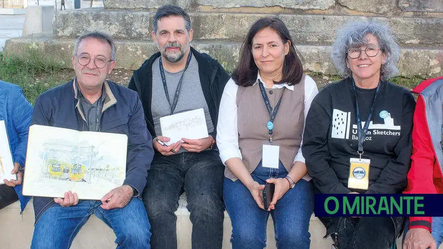 Urban Sketchers desenharam Tomar em Encontro Ibérico