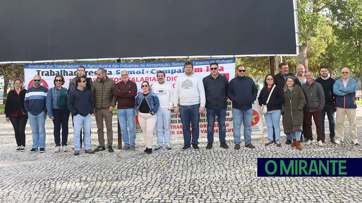Trabalhadores da Sumol Compal em Almeirim em greve com adesão de 70%