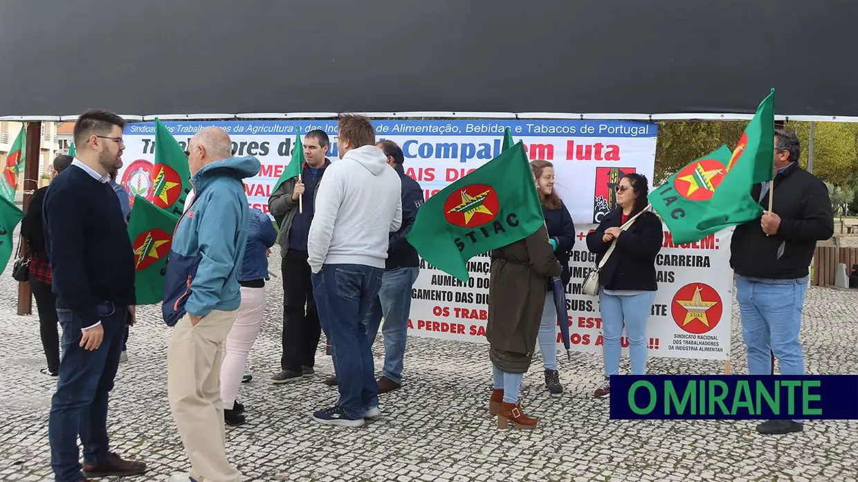 Trabalhadores da Sumol Compal em Almeirim em greve com adesão de 70%