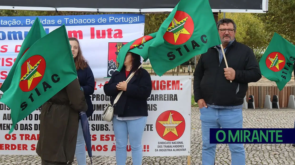 Trabalhadores da Sumol Compal em Almeirim em greve com adesão de 70%
