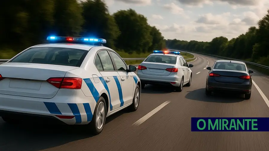 Tentou atropelar polícias e acabou interceptado na A1 em Aveiras de Cima