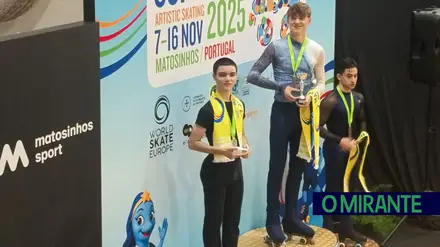 Salvador Amorim conquista medalha de prata na Taça da Europa de Patinagem Artística