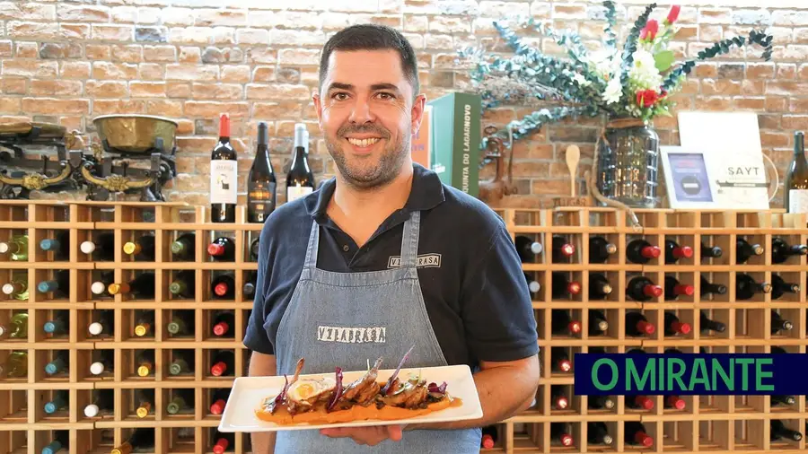 Chef Sancho Esteves transforma a codorniz na estrela do Vilabrasa