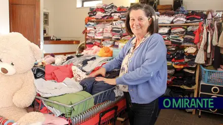 Fernanda Violante transformou garagem num centro de ajuda 