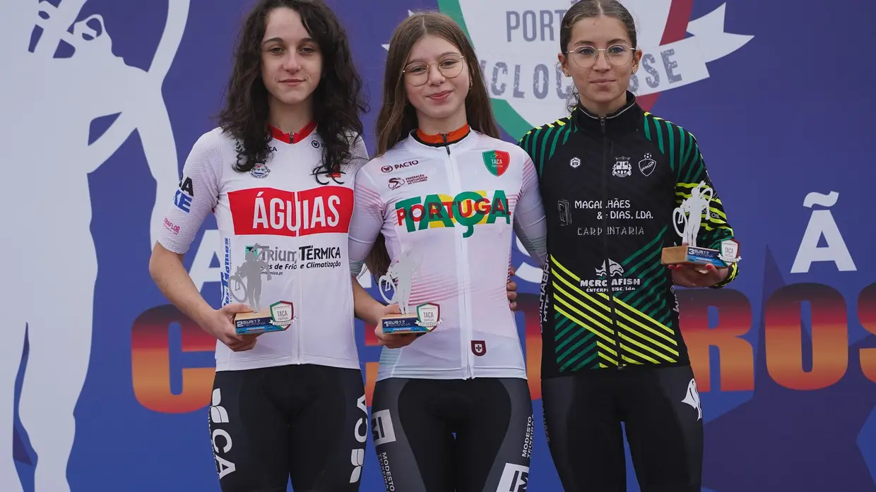 Águias de Alpiarça nos pódios da Taça de Portugal em pista e ciclocrosse