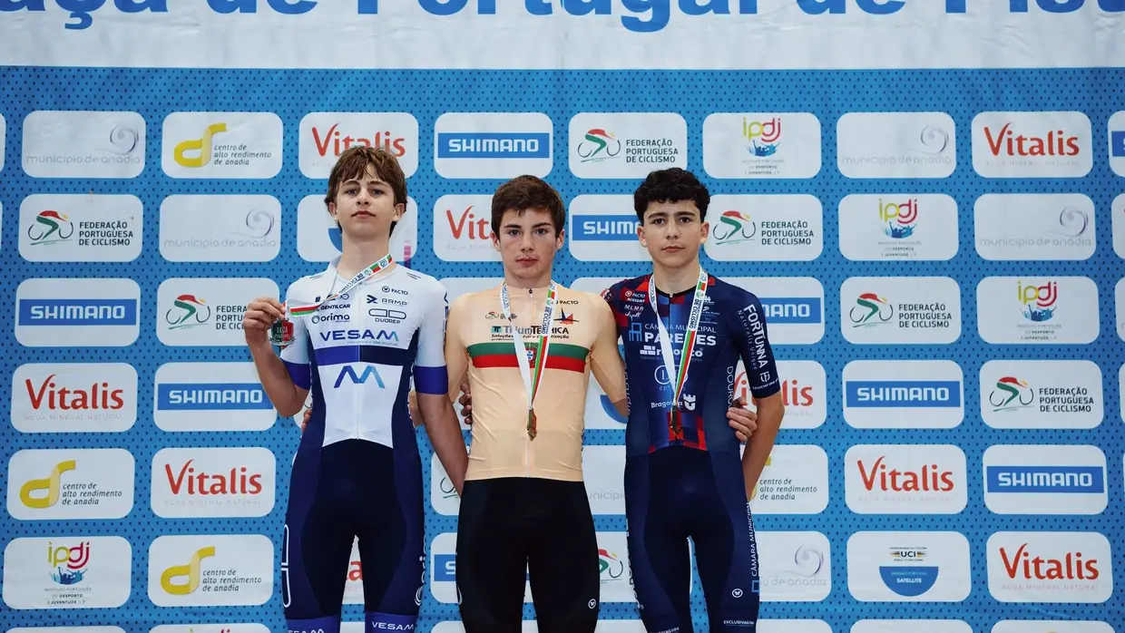 Águias de Alpiarça nos pódios da Taça de Portugal em pista e ciclocrosse