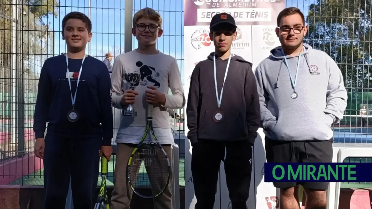 Ateneu Artístico Cartaxense brilha no arranque do circuito de ténis Future Stars 2026