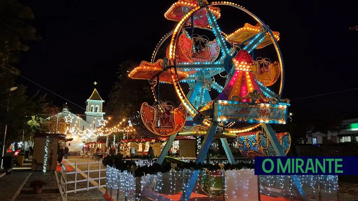 Mercado de Natal anima Benavente com onze dias de festa no Parque 25 de Abril