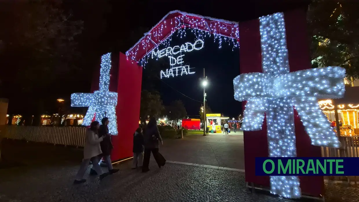 Mercado de Natal anima Benavente com onze dias de festa no Parque 25 de Abril