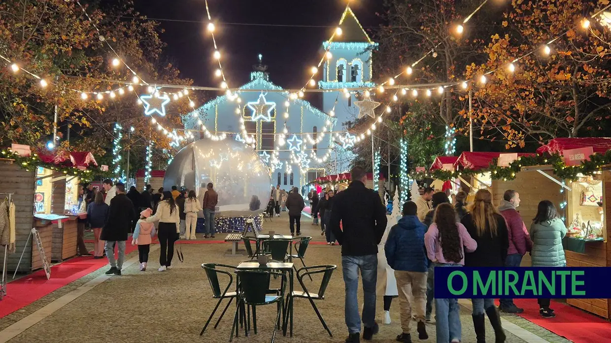 Mercado de Natal anima Benavente com onze dias de festa no Parque 25 de Abril
