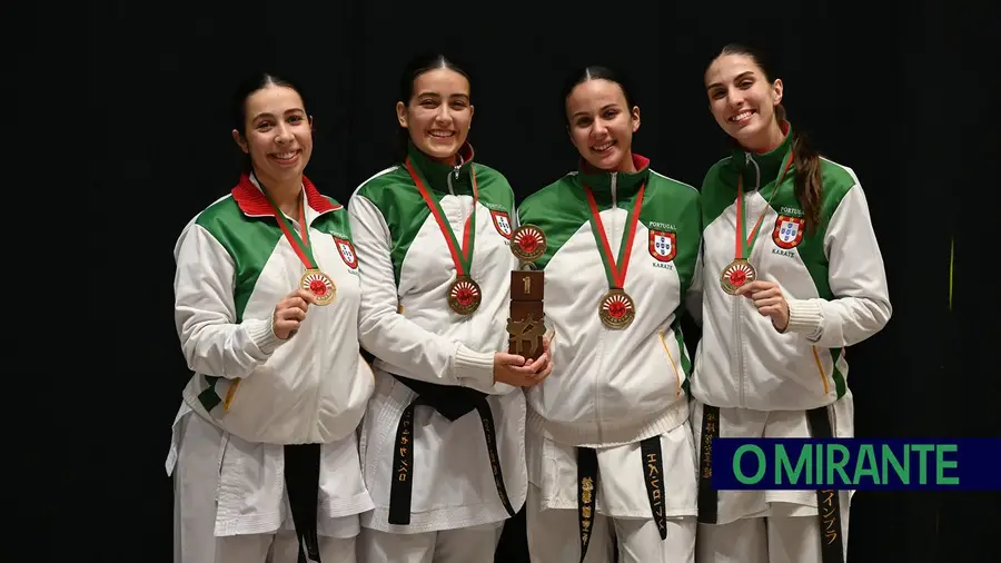 Clube de Karate da Póvoa de Santa Iria conquista 10 pódios no Campeonato da Europa