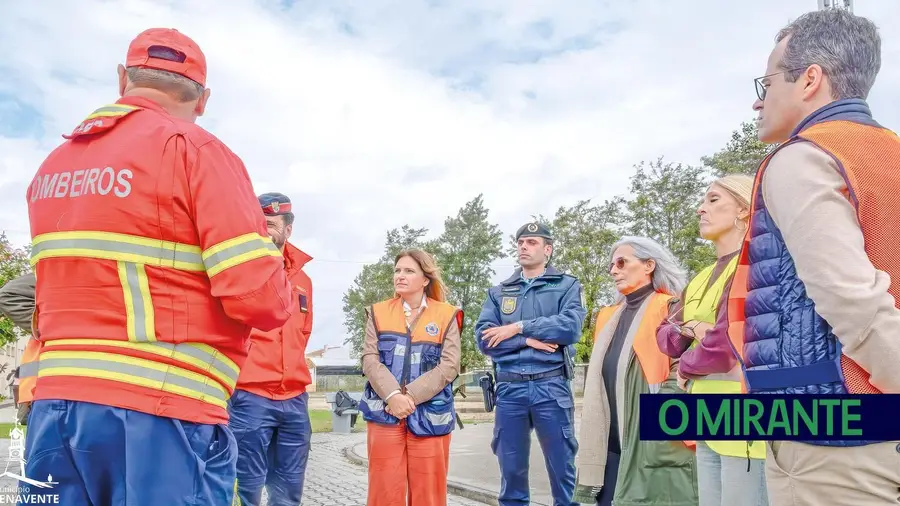 O município de Benavente realizou o exercício público