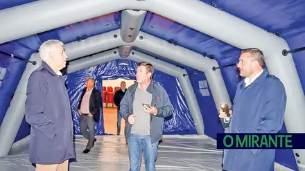Ourém reforça capacidade de resposta com nova tenda de apoio à Protecção Civil