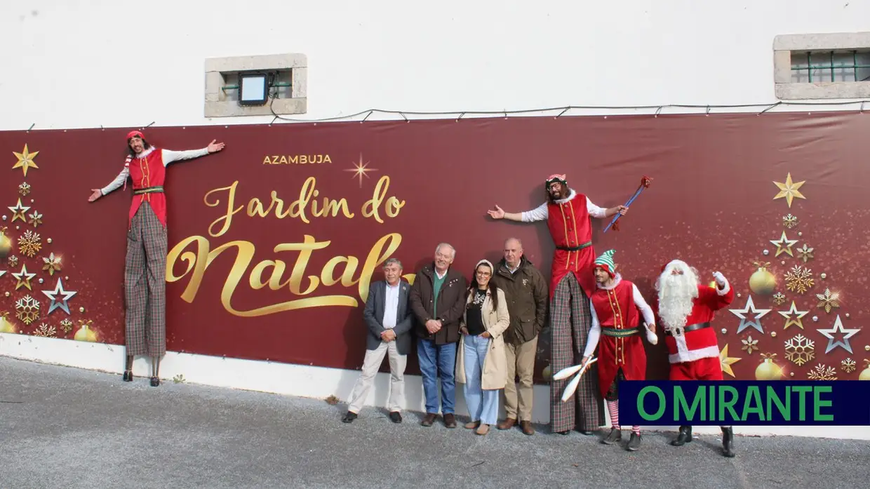 Azambuja inaugurou o “Jardim do Natal” que promete muita animação até Janeiro