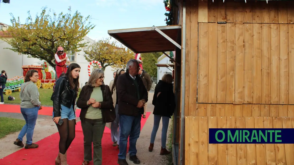 Azambuja inaugurou o “Jardim do Natal” que promete muita animação até Janeiro