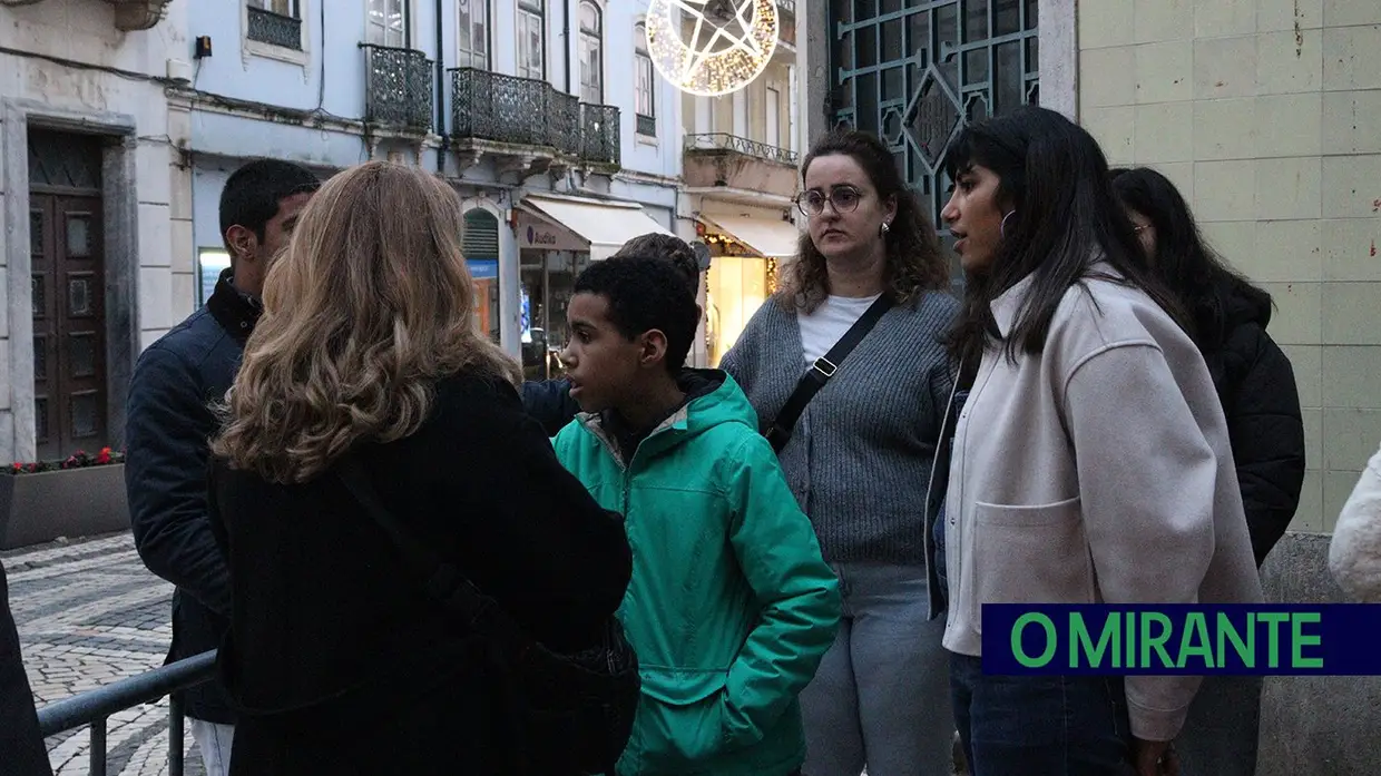 Ligno Arquitectura inaugura luzes de natal em Santarém