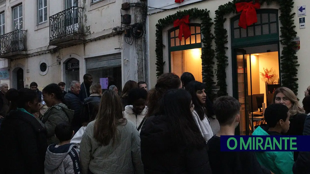 Ligno Arquitectura inaugura luzes de natal em Santarém