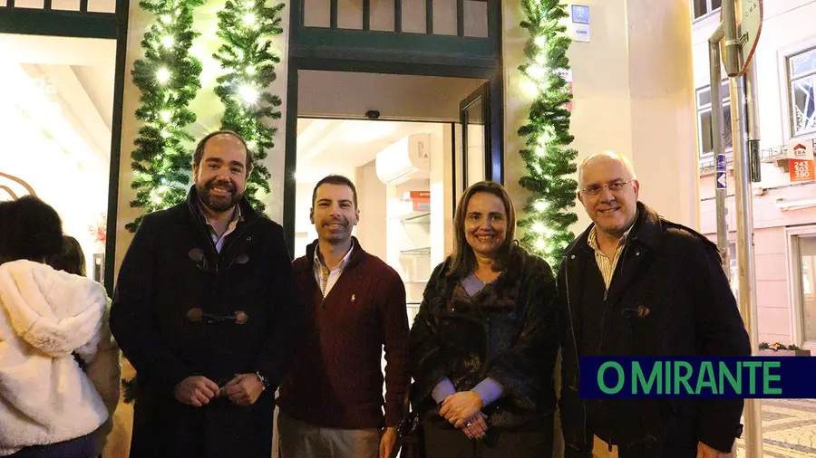 Ligno Arquitectura inaugura luzes de natal em Santarém
