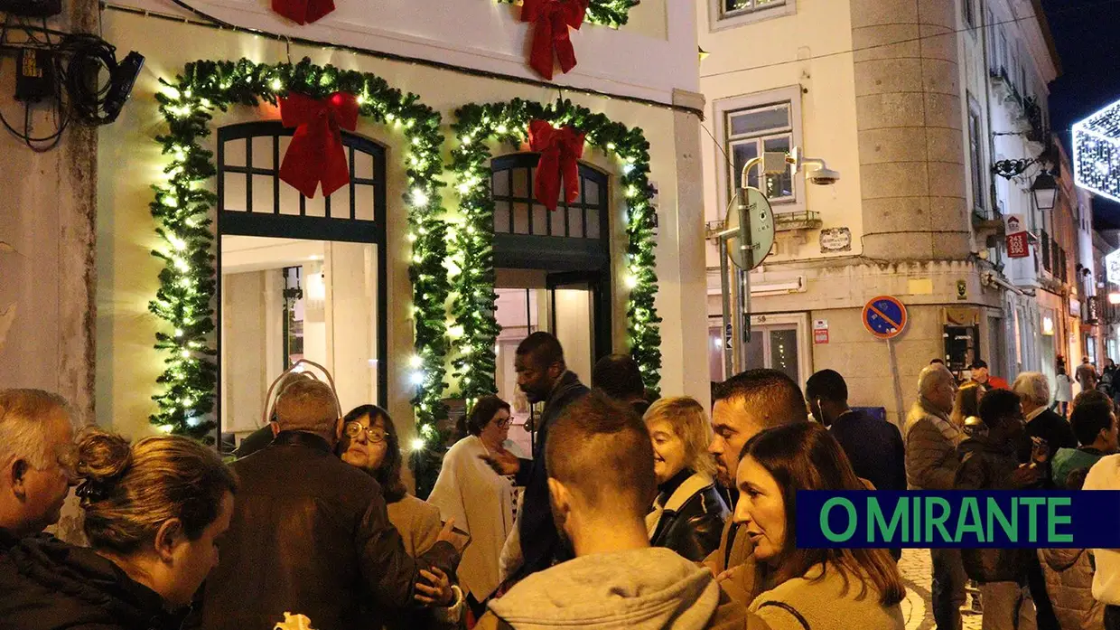 Ligno Arquitectura inaugura luzes de natal em Santarém