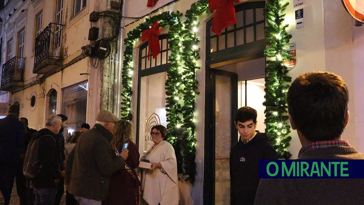 Ligno Arquitectura inaugura luzes de natal em Santarém
