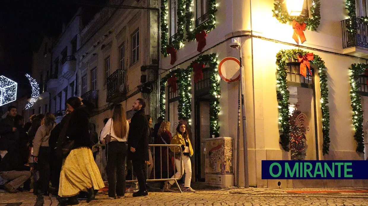 Ligno Arquitectura inaugura luzes de natal em Santarém