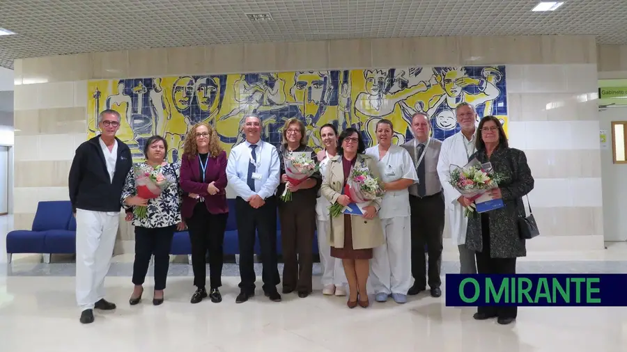 Seis profissionais de saúde do Médio Tejo homenageados após décadas de serviço