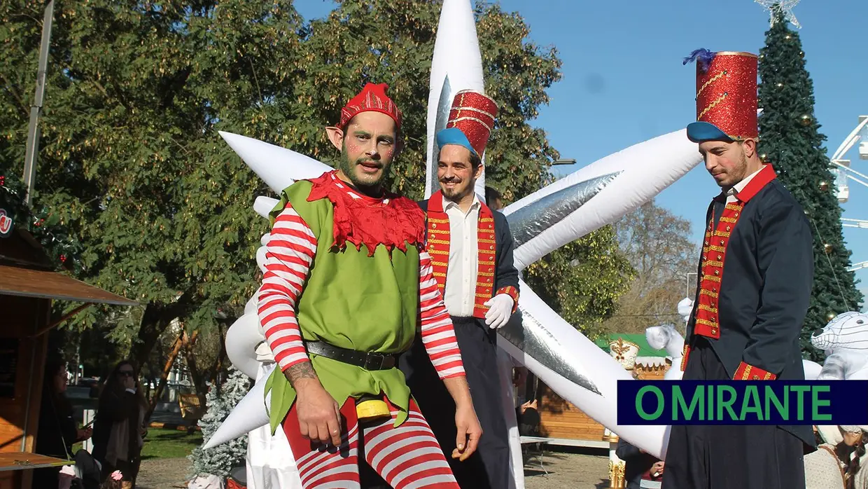 Parada de Natal animou centro de Santarém
