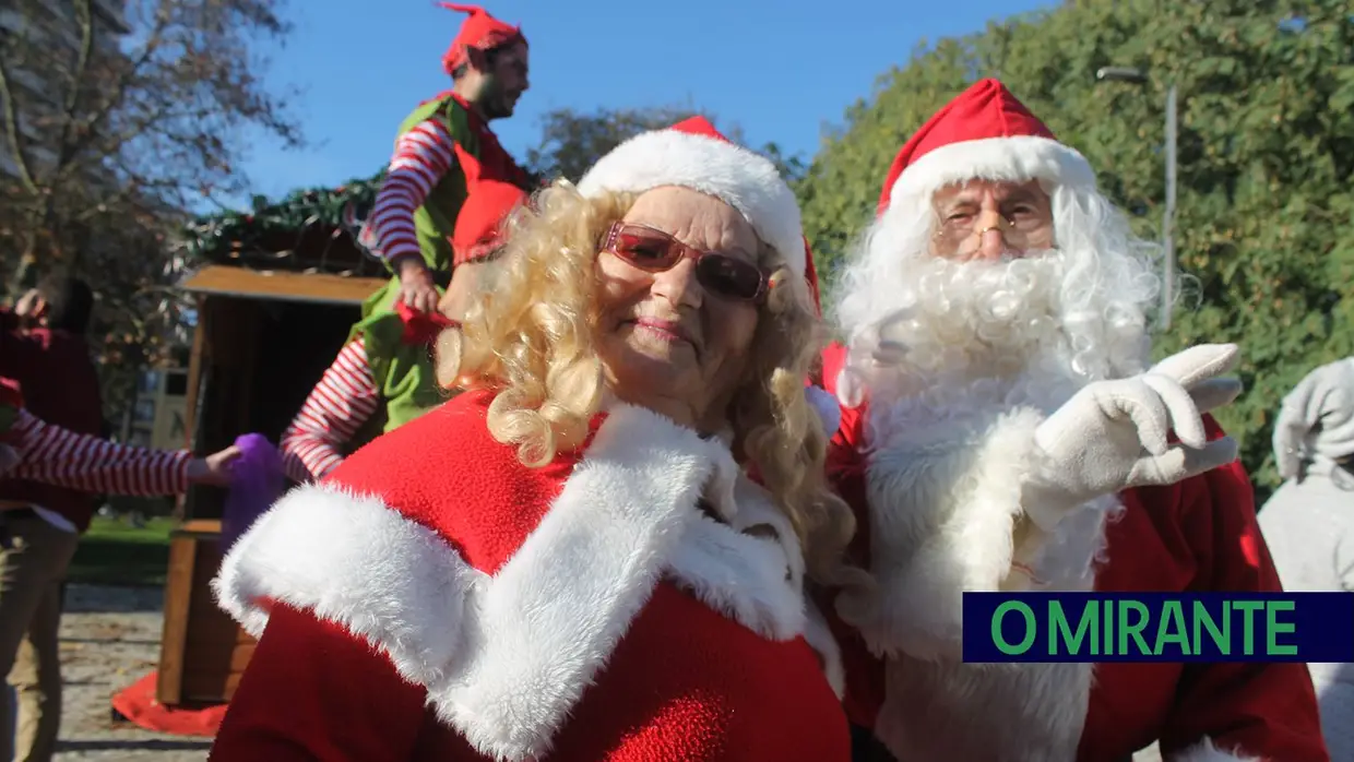 Parada de Natal animou centro de Santarém