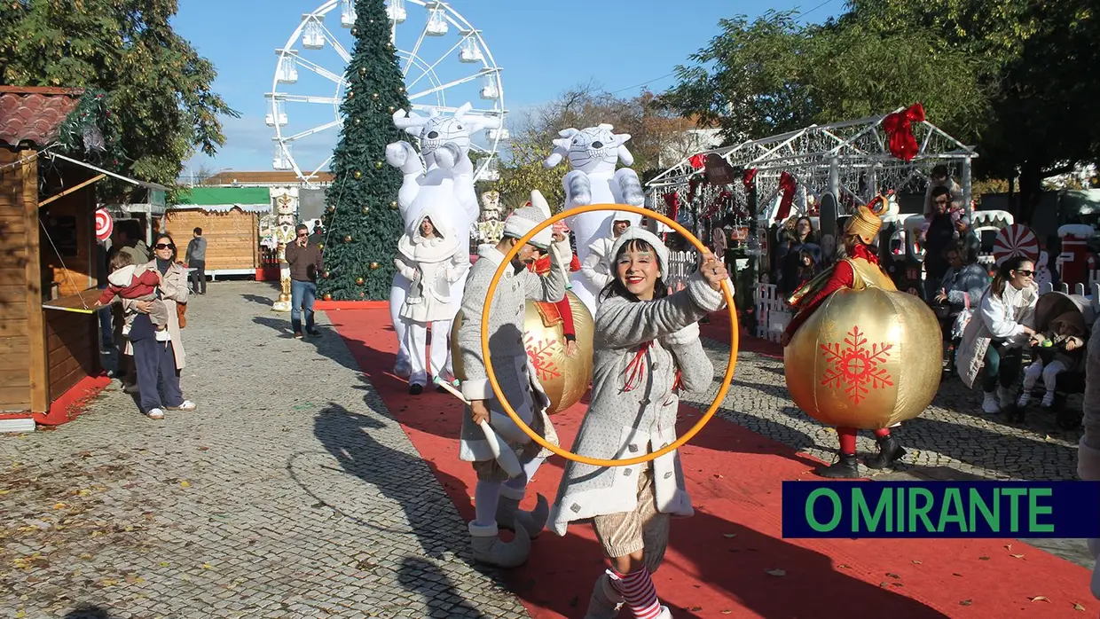 Parada de Natal animou centro de Santarém