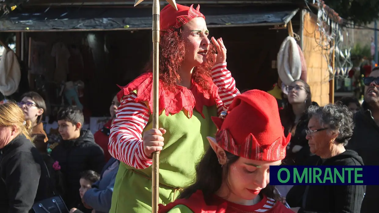 Parada de Natal animou centro de Santarém