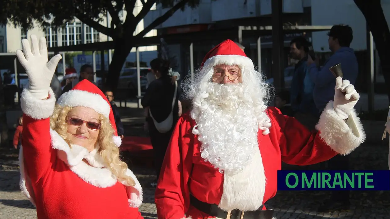 Parada de Natal animou centro de Santarém