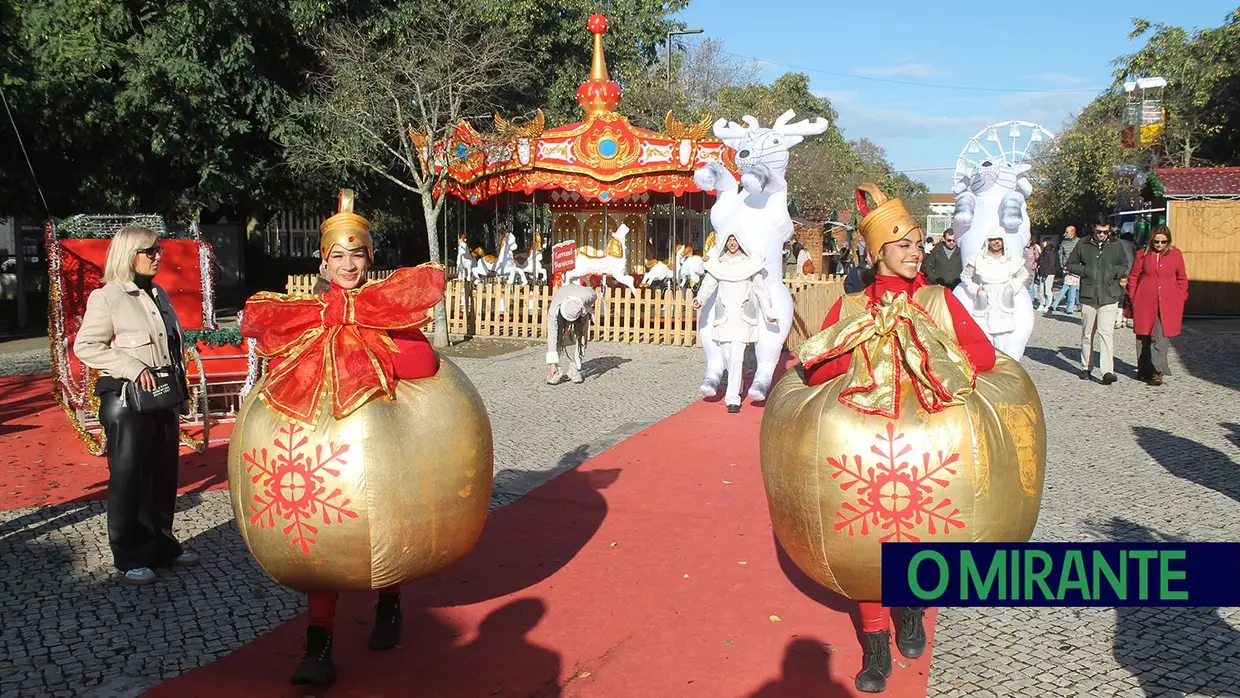 Parada de Natal animou centro de Santarém