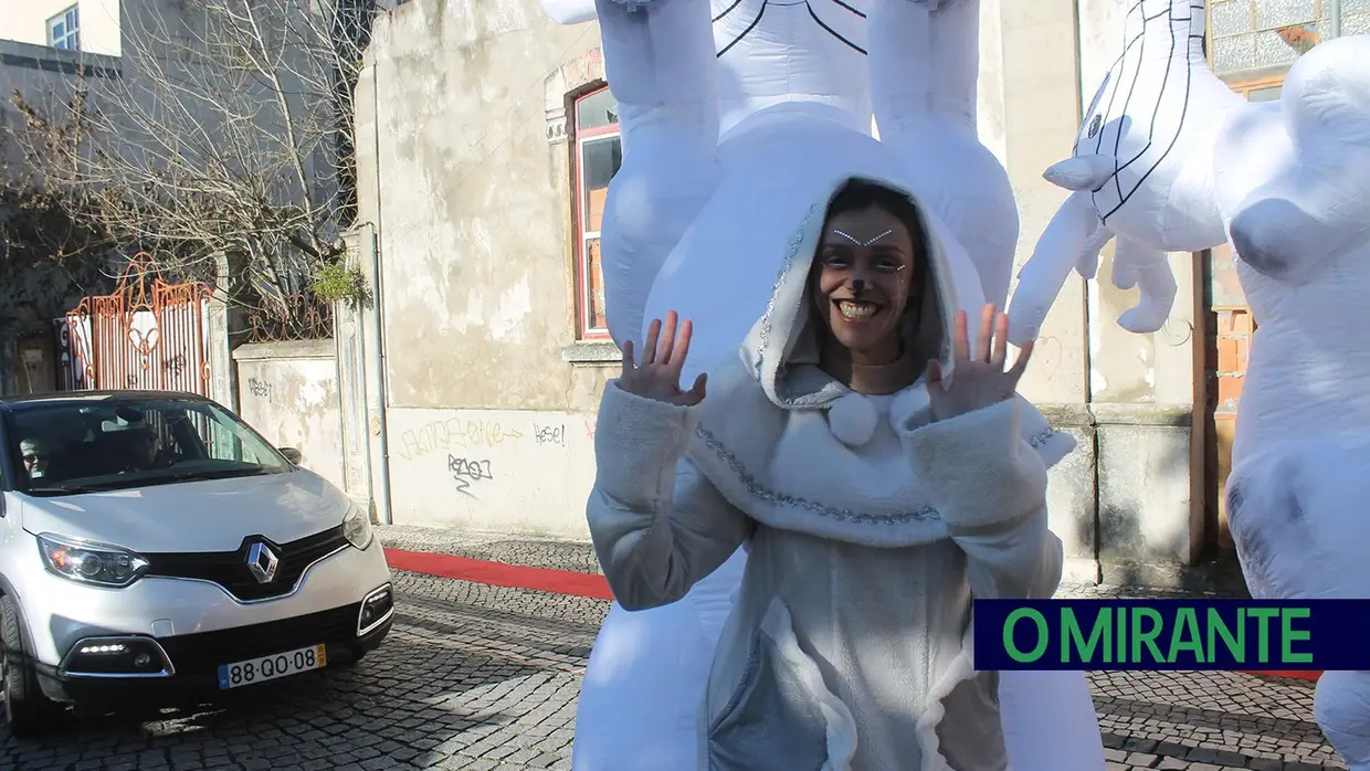 Parada de Natal animou centro de Santarém