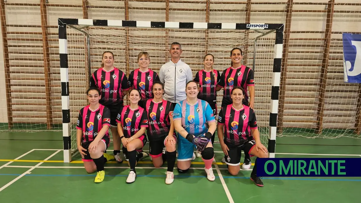 Liga de futebol feminino em jornada de cariz solidário em Alhandra