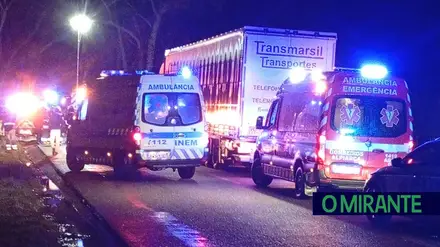 Acidente com tractor em Almeirim faz 1 morto e 2 feridos graves