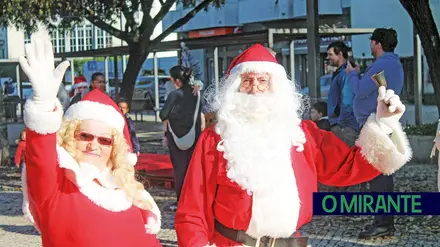 O Pai Natal de Santarém tem 88 anos, pratica dança de salão e é voluntário no hospital