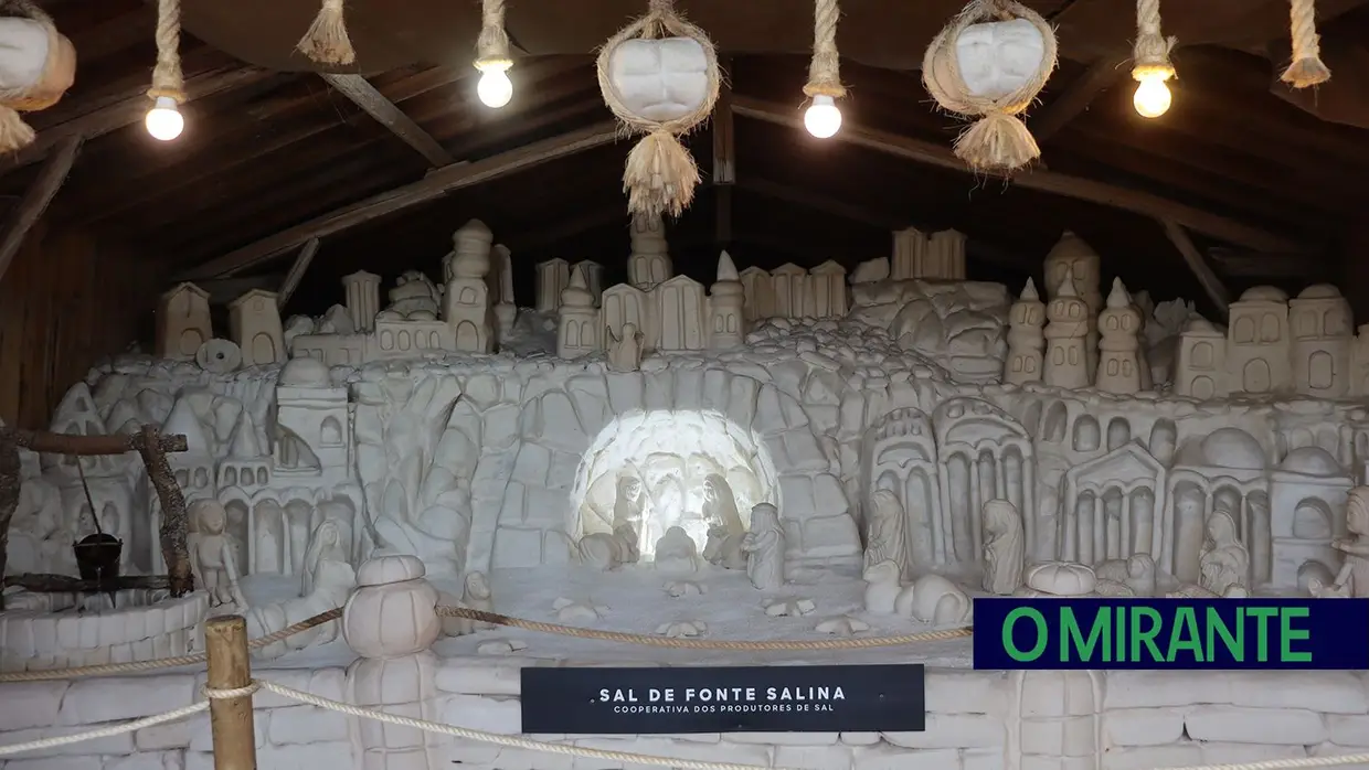 Presépios de Sal voltam a enfeitar as Salinas de Rio Maior até 6 de Janeiro