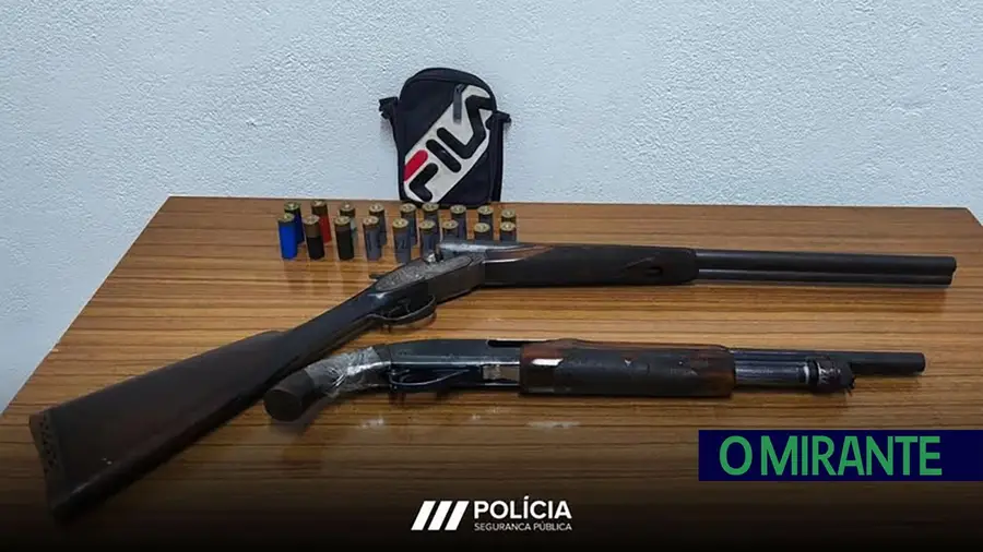 Apreendidas duas espingardas em investigação por violência doméstica em Santarém