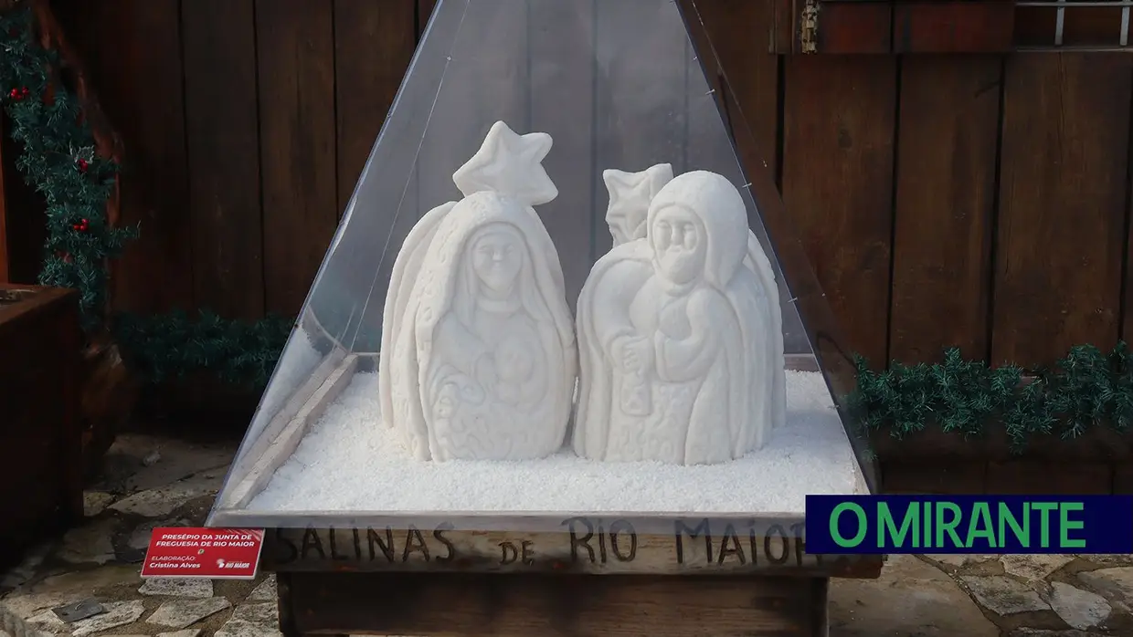 Presépios de Sal voltam a enfeitar as Salinas de Rio Maior até 6 de Janeiro