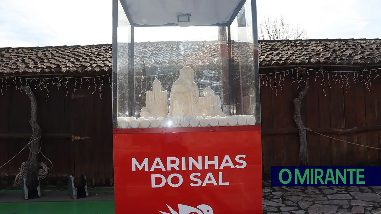 Presépios de Sal voltam a enfeitar as Salinas de Rio Maior até 6 de Janeiro