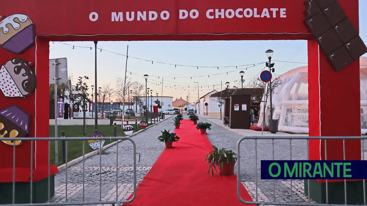 Mercado de Natal de Alpiarça recebeu "O Mundo do Chocolate"