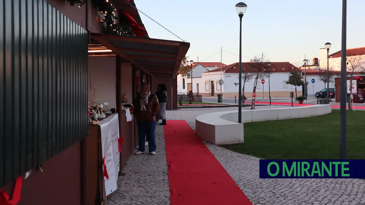 Mercado de Natal de Alpiarça recebeu "O Mundo do Chocolate"